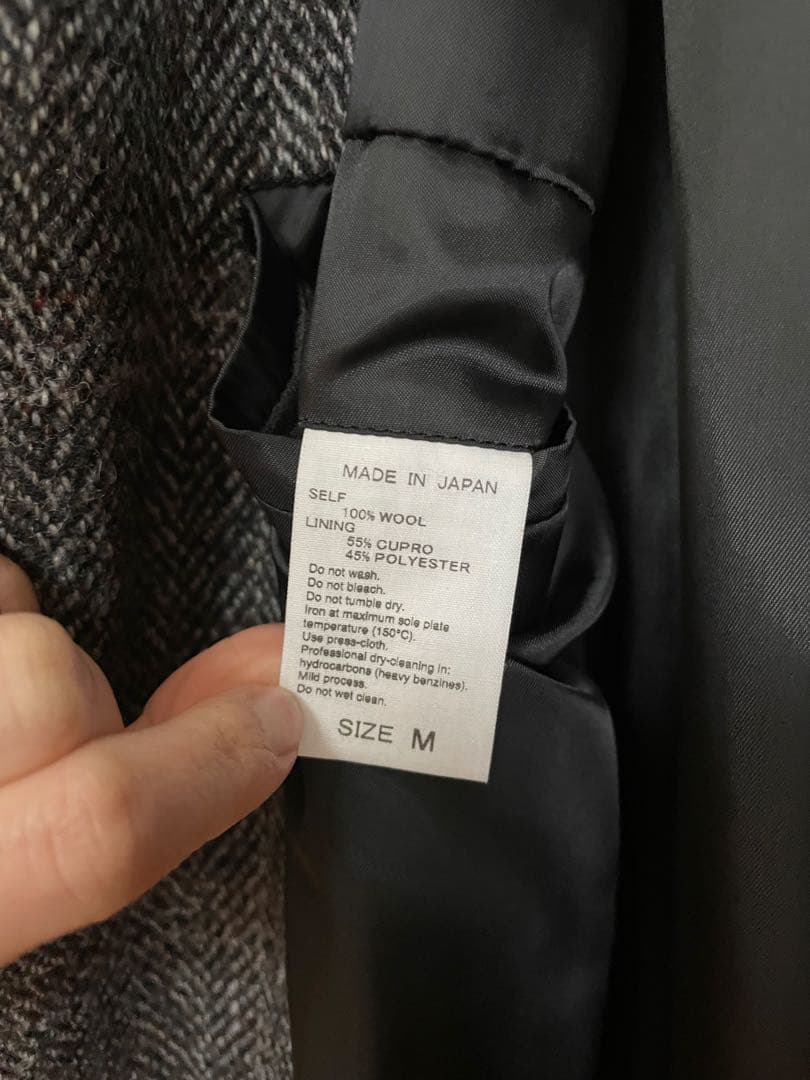 【美品】ワイルドライフテーラー　ウールステンカラーコート　Mサイズ