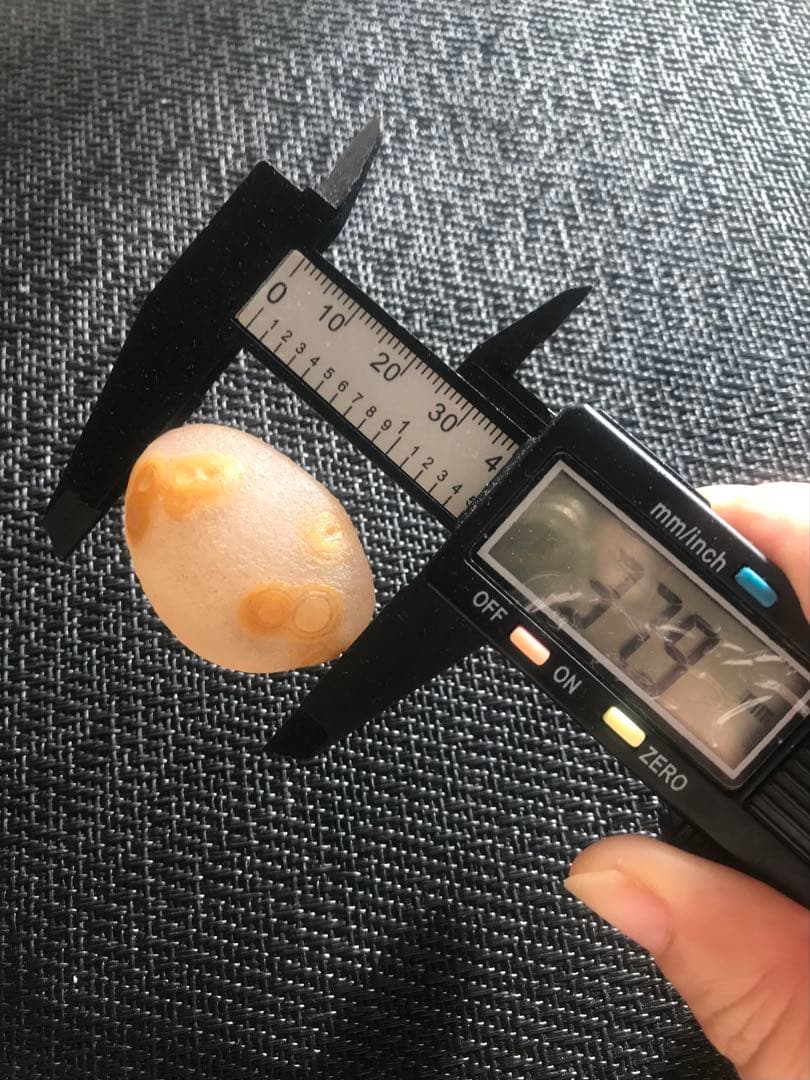 ゴビ石−1405 ゴビ瑪瑙　花眼　原石　金眼