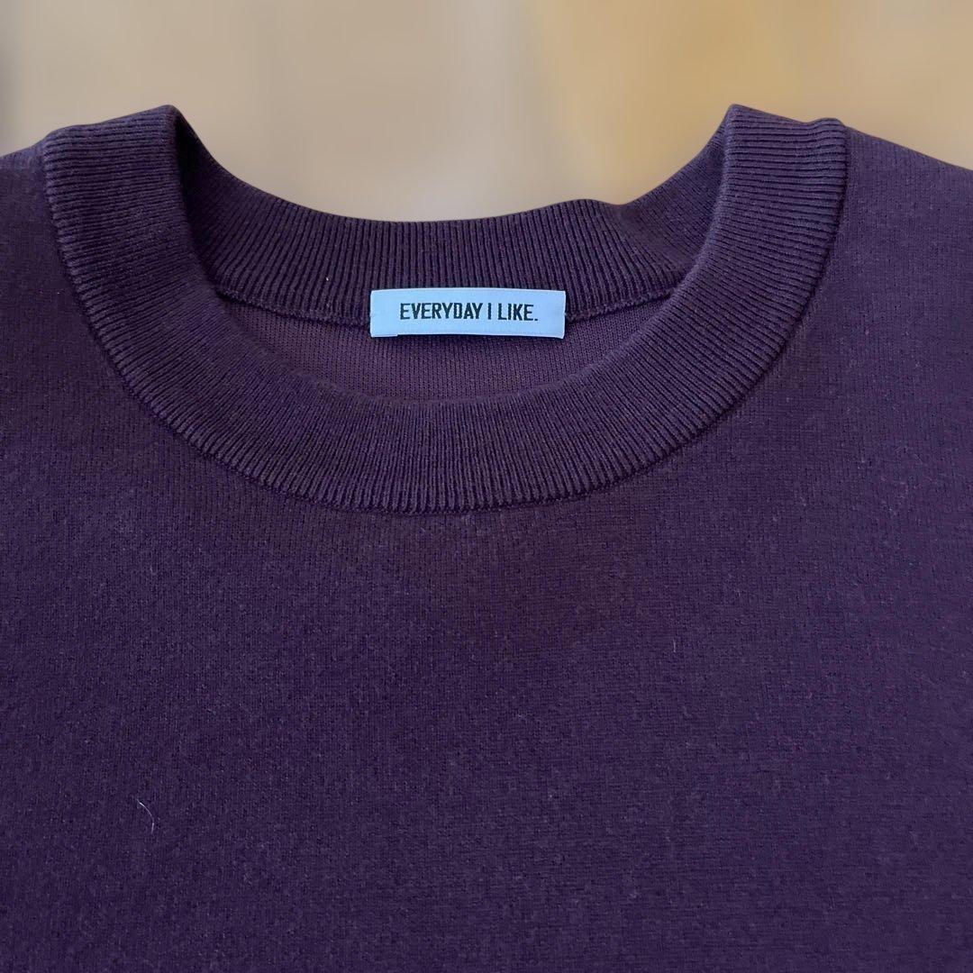 ドゥーズィエムクラス　ボルドーニット