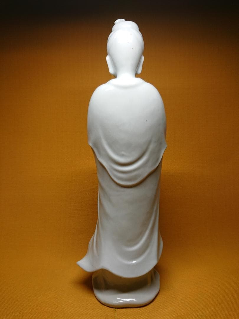 仏教美術　観音　陶器　オブジェ　置物　インテリア　工芸品　美術品　A1011