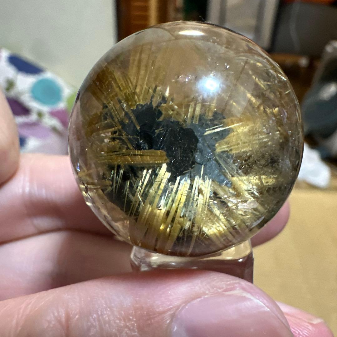 太陽放射ルチル　スフィア3.2cm