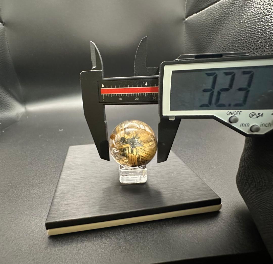 太陽放射ルチル　スフィア3.2cm