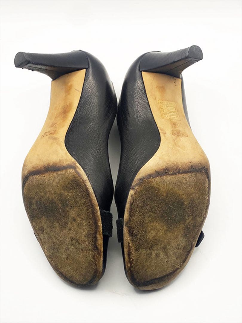 GUCCI グッチ レザーパンプス⑤‼️