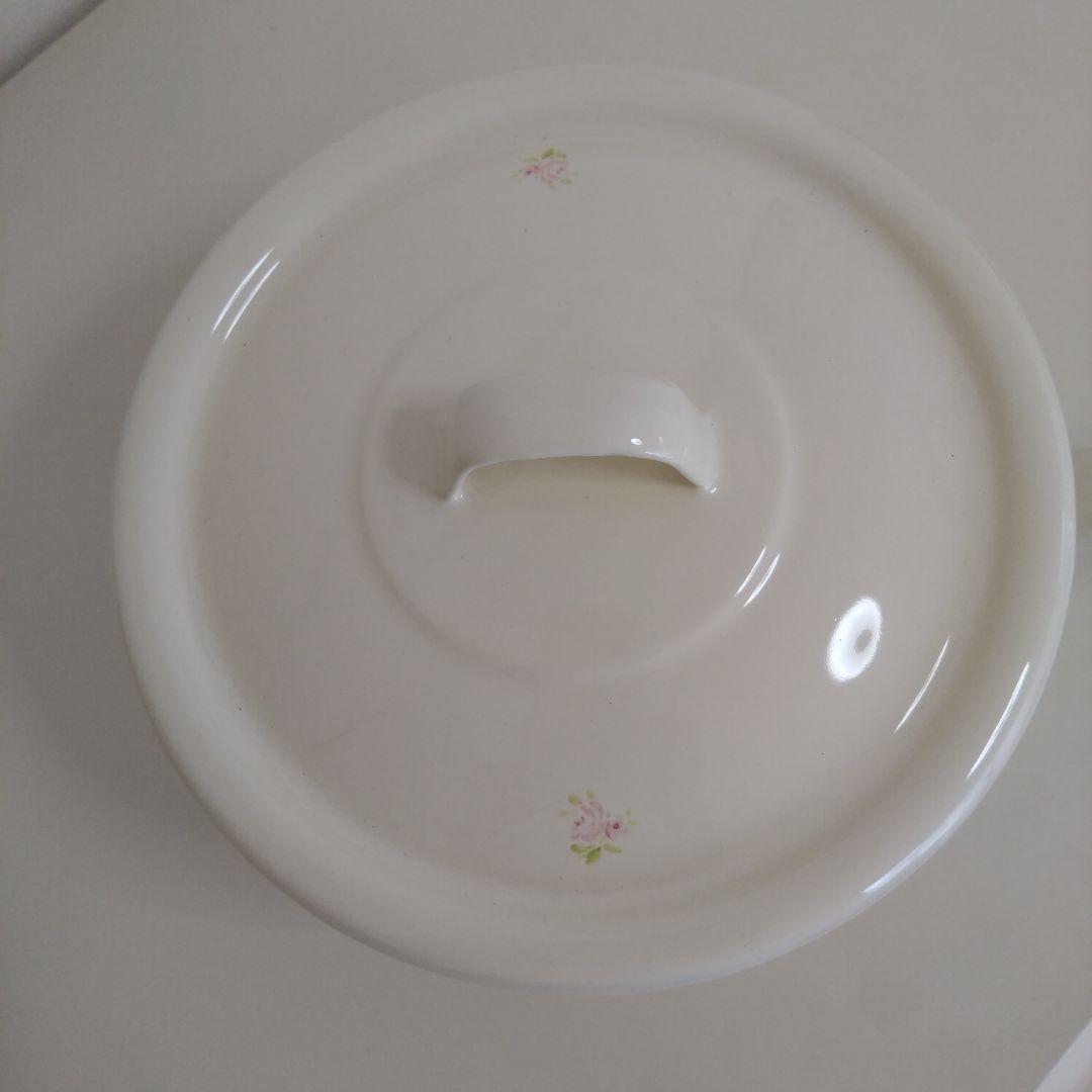イマン♡Imaneホーロー♡限定品　ローズバスケット　ソースパン　片手鍋