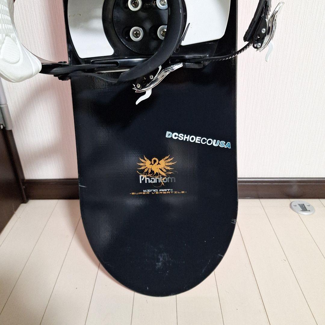 スノーボードセット　DCファントム156センチ ZUMA Lサイズビンディング