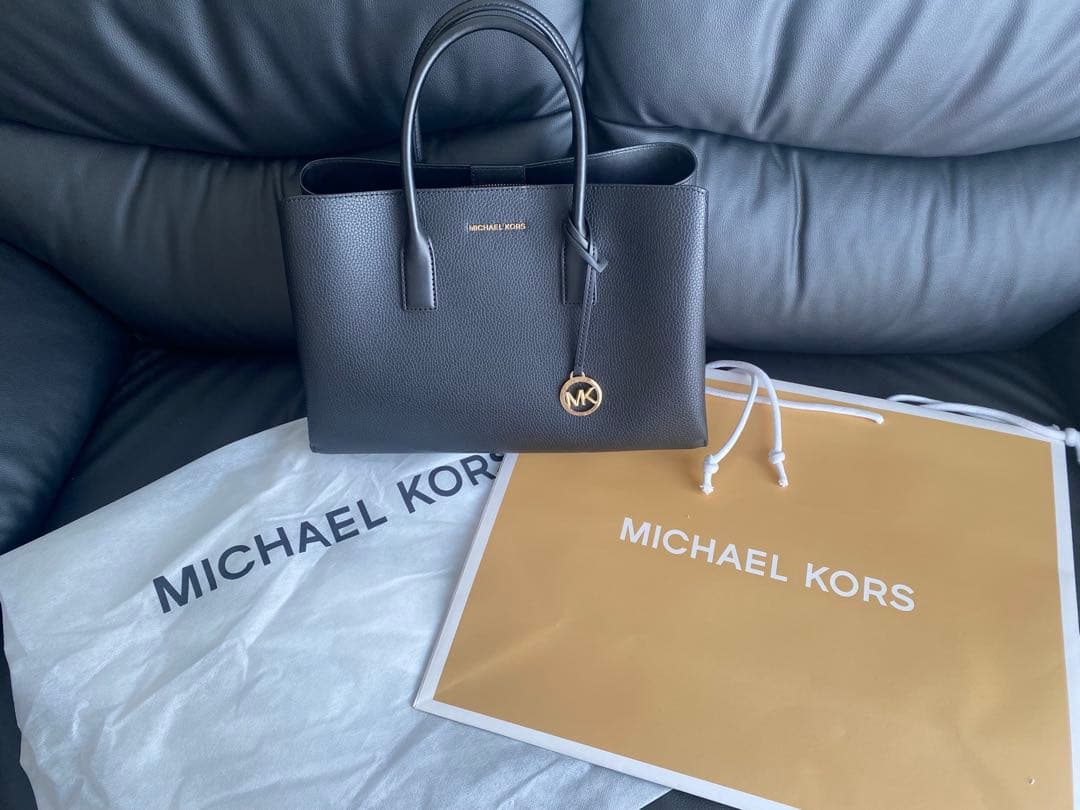 【値下げ】マイケルコース バッグ RUTHIE ペブルレザー サッチェル ラージ