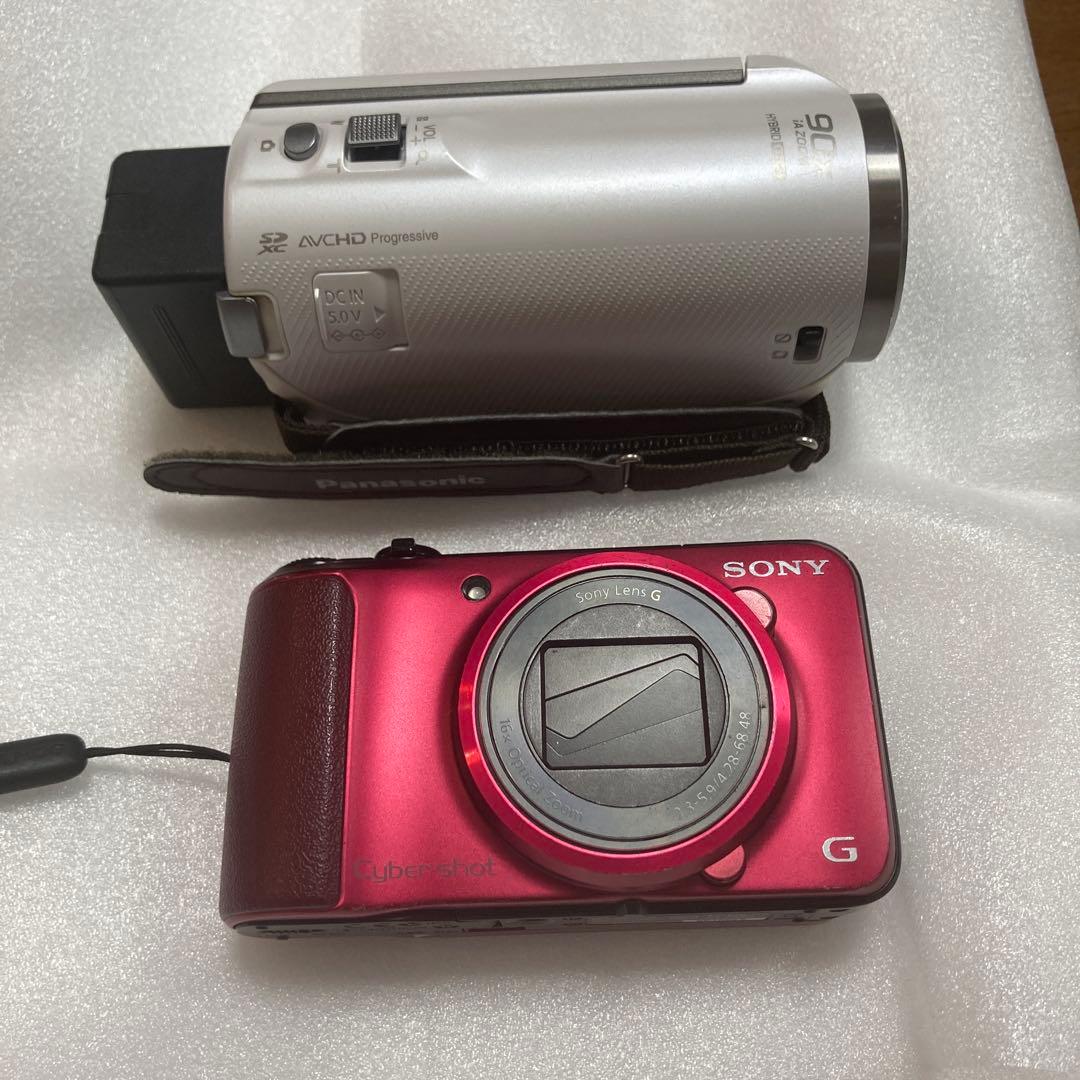 RS　ジャンク品 ビデオカメラとソニーカメラ