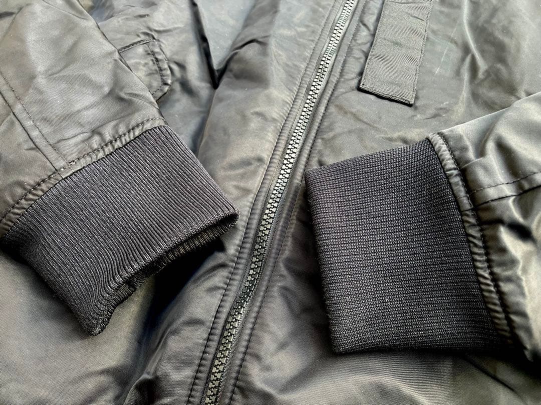 UNIQLO/MA-1/+J/ジルサンダー/ダウン/フライトジャケット/黒/M