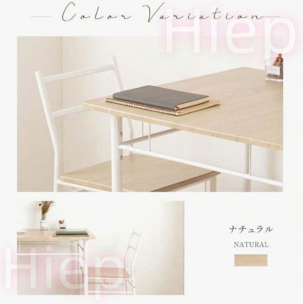 リビング兼用！4 人用ダイニング 5 点セット 幅 110cm コンパクト設計