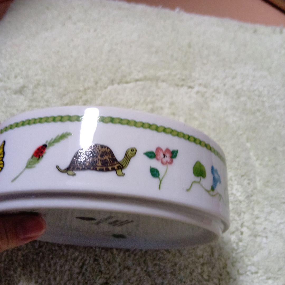 動物イラストの陶器皿　リンチェイス