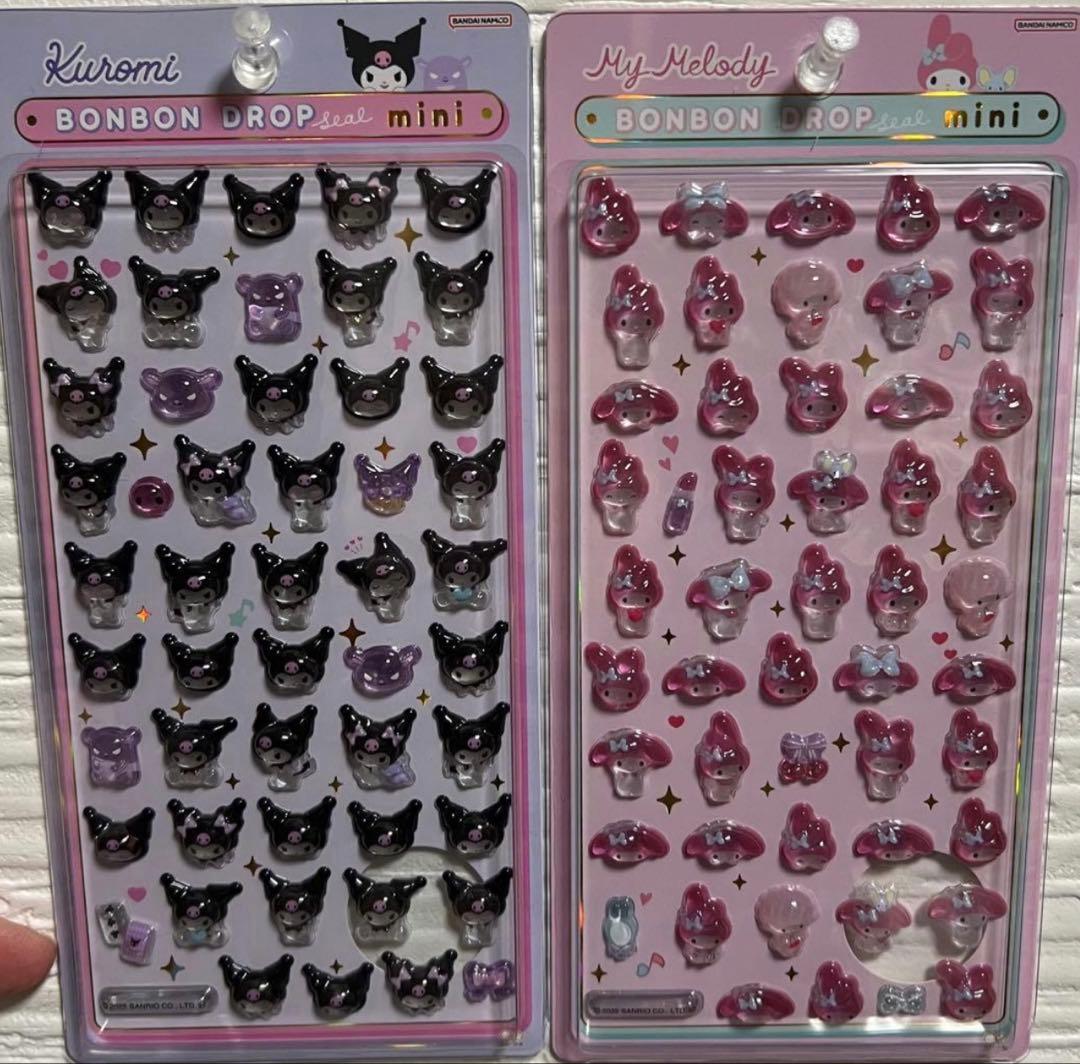 【마나미‪♔໊】サンリオボンボンドロップシールミニ　全8種 （コンプリート）