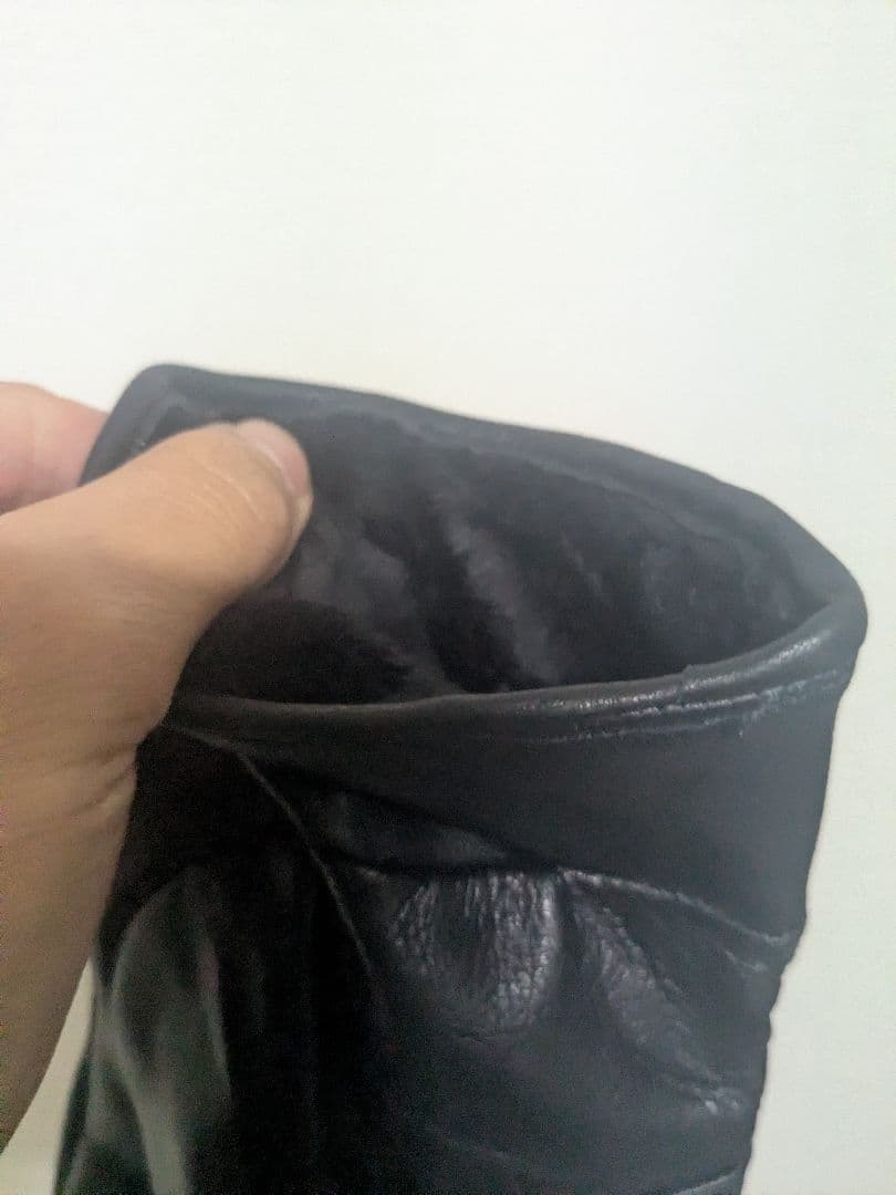 アワーレガシーサンプリング元 羊革 ブラックレザーグローブ 手袋