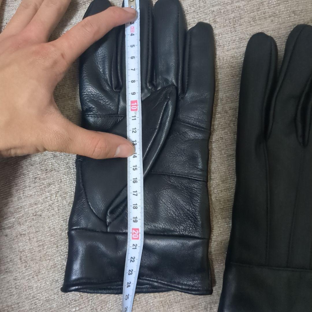 アワーレガシーサンプリング元 羊革 ブラックレザーグローブ 手袋