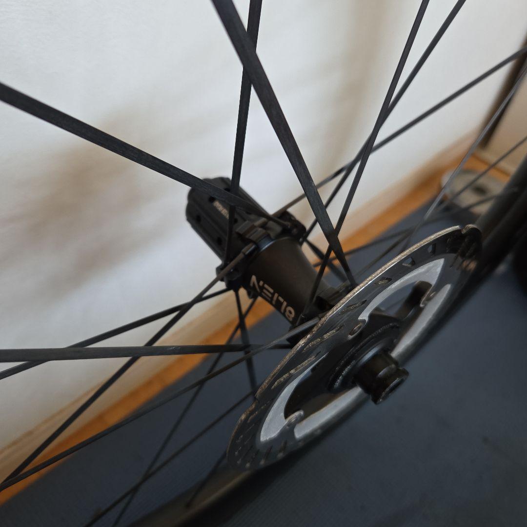 【未使用に近い】8lien L6Wカーボンホイール|GPタイヤ新品同様|即走行可