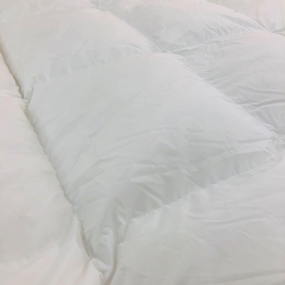 羽毛布団 キング 大増量 ニューゴールド 白色 日本製 230×210cm