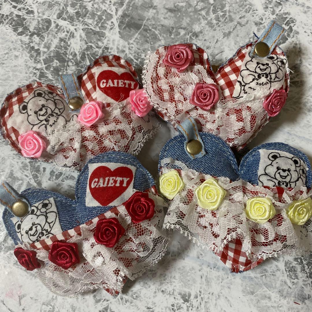 いちごパフェデニムリメイクチャーム★オーダー・お取置き