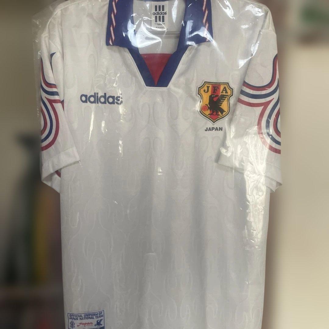 1997年日本代表ユニフォーム　アウェイ　炎