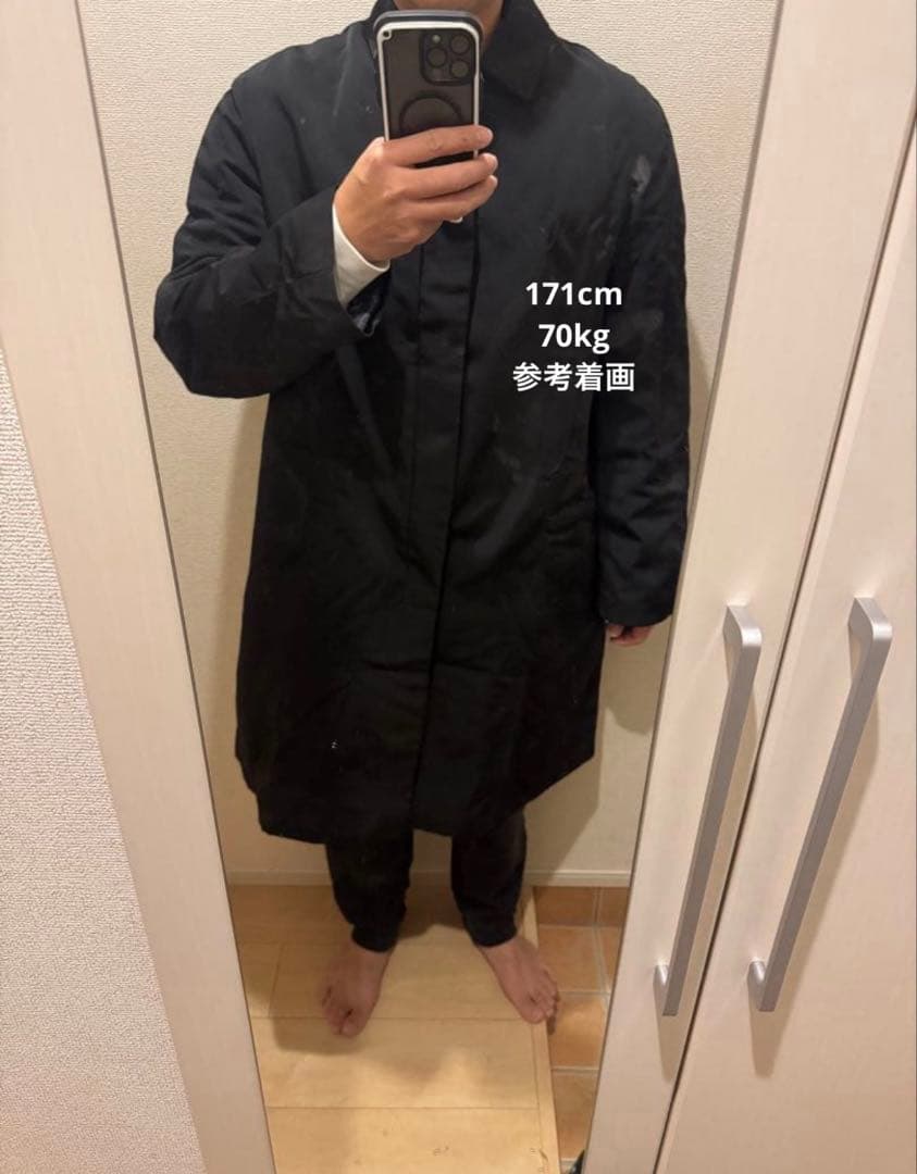 美品　ANCOR アンカー　ステンカラーコート　1LDK キルティング　黒色