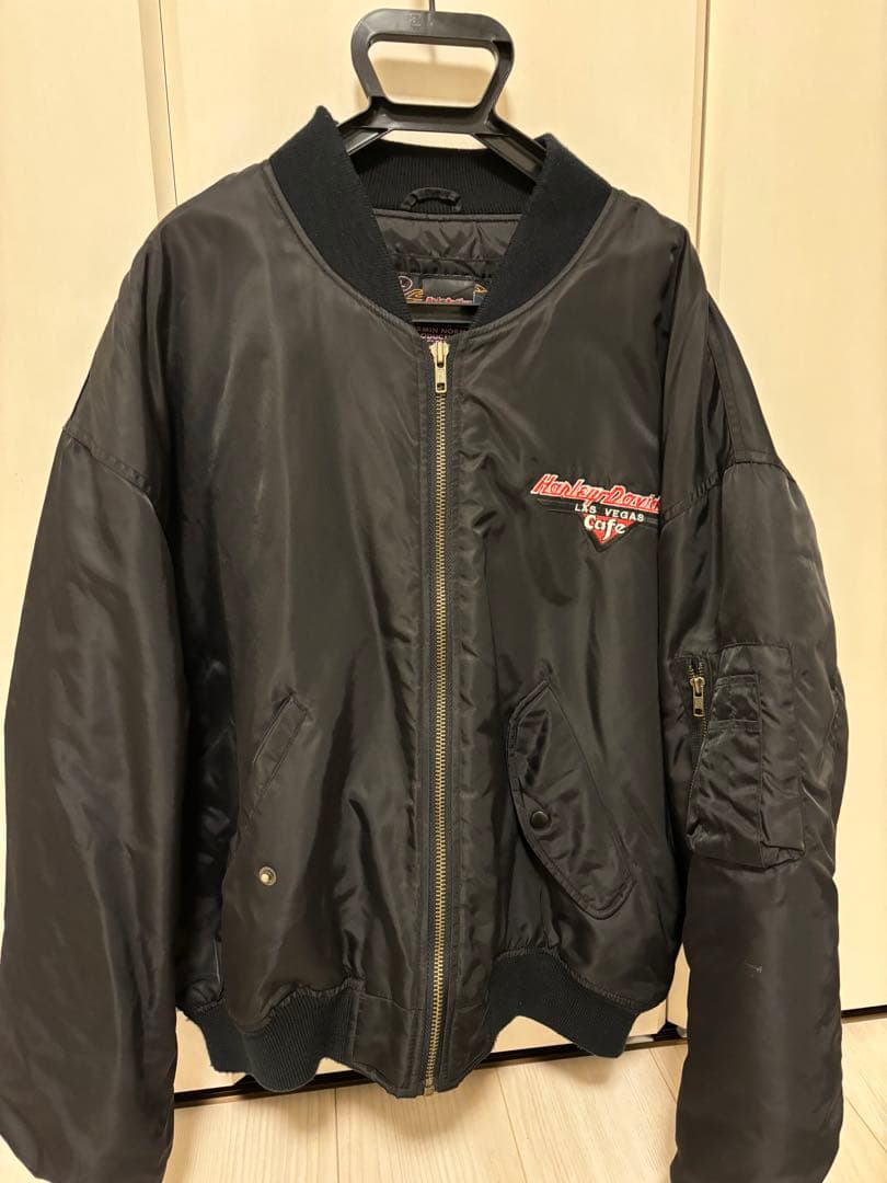 Harley-Davidson MA-1 フライトジャケット 黒