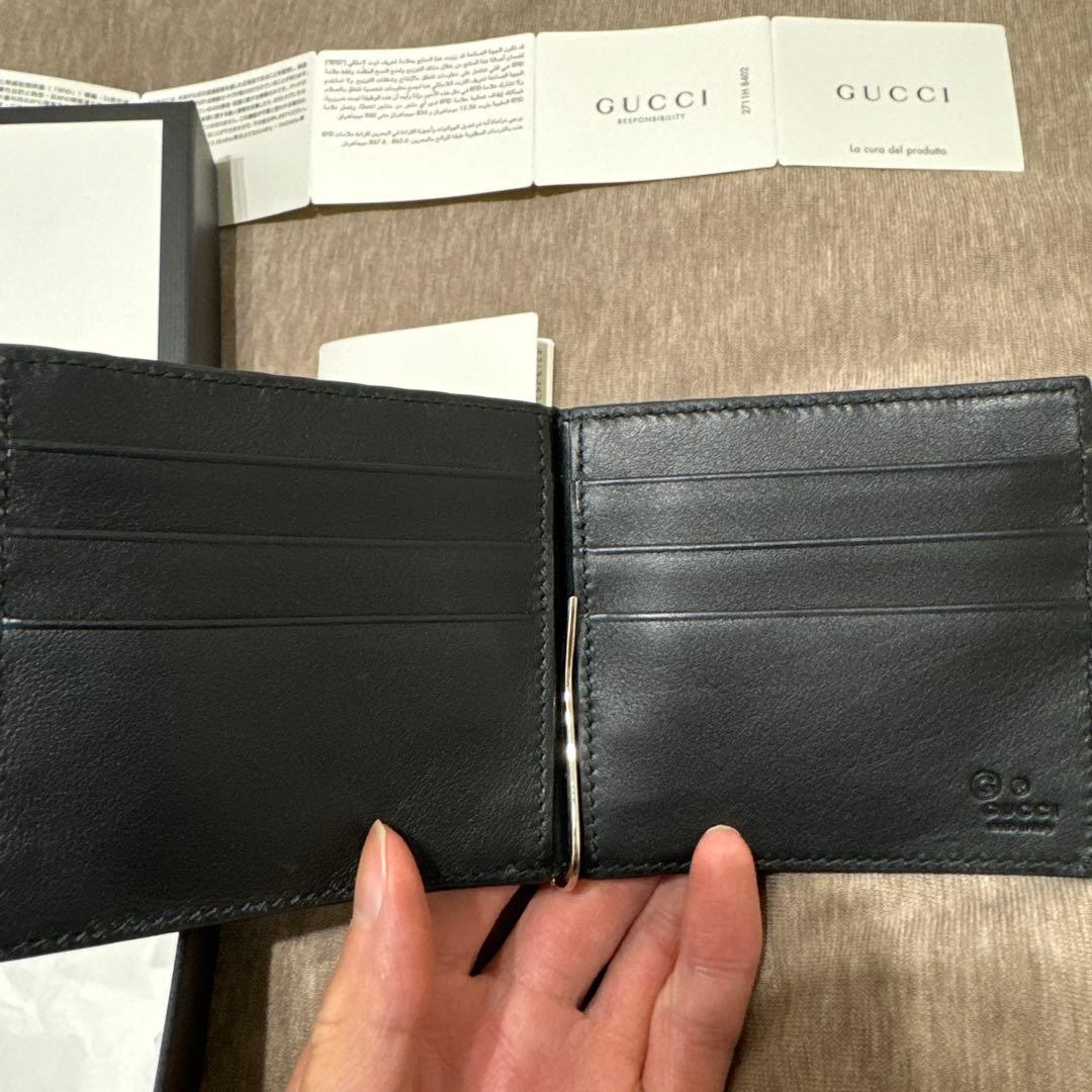 GUCCI グッチ　マネークリップ　カード入れ　新品