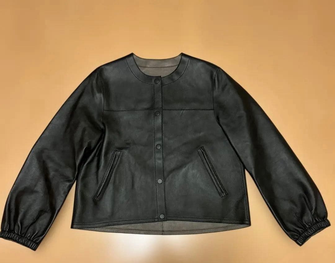 元町ゼラール トルコ産ラムレザー リバーシブル ジャケット