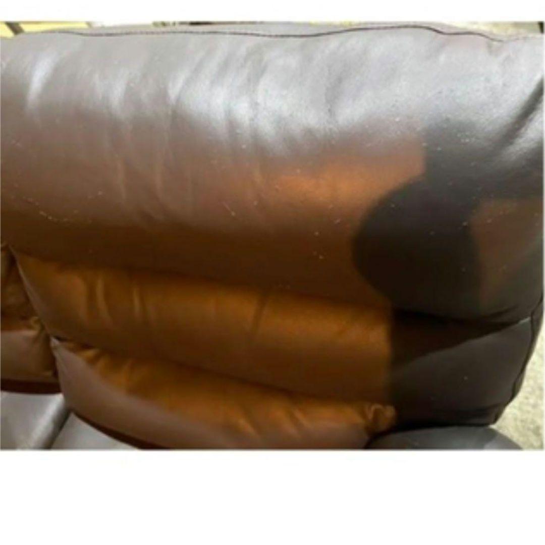 3人用電動本革テーブル付きリクライニングソファ(Nビリーバ2 本革BK)