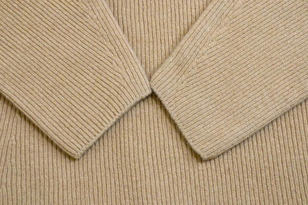 Theory 23AW ホールガーメント ハイネック ニット　茶