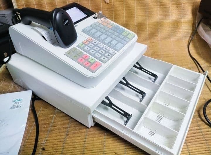 クローバーレジスター　JET-670上位スキャナ付き　PC連携　119933