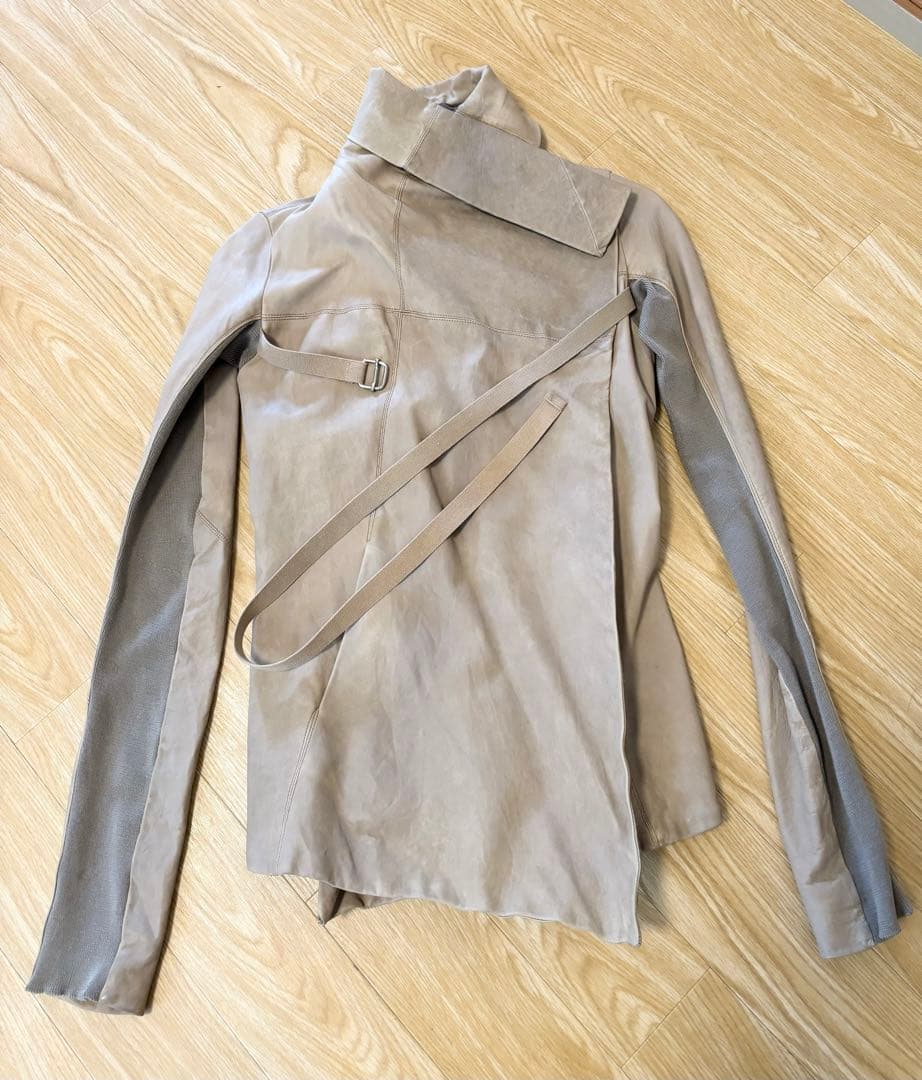 リックオウエンス　レザージャケット　レディース