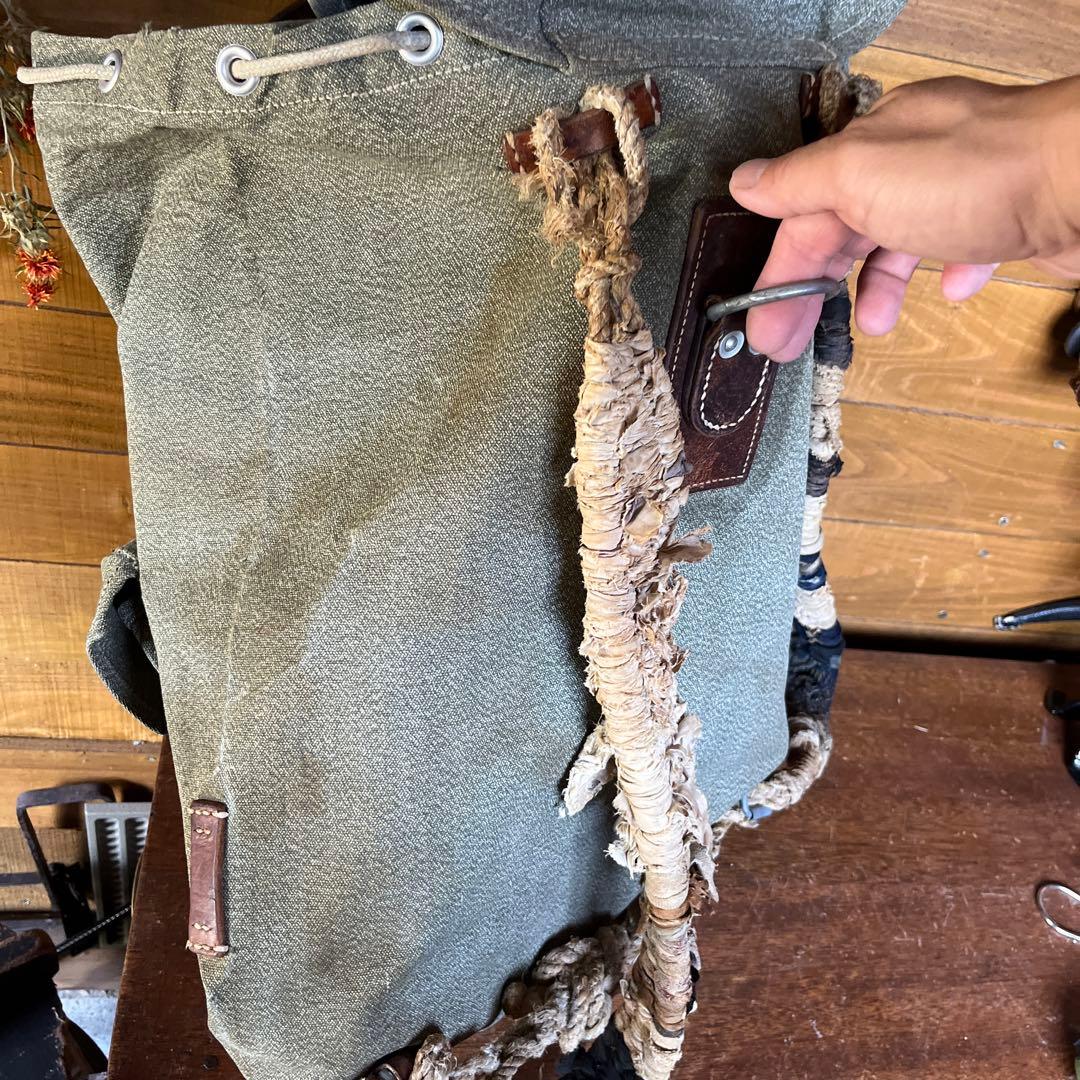 ヴィンテージスイス軍リュック改良