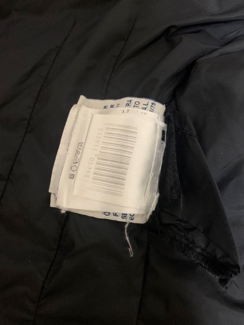 モンクレール　Aライン　ダウンコート　難あり　ブラック