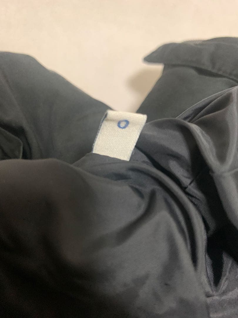 モンクレール　Aライン　ダウンコート　難あり　ブラック