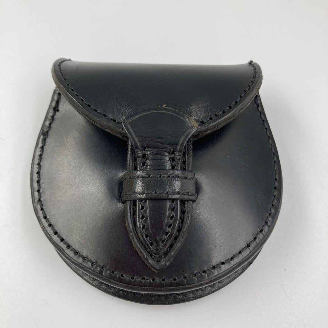 極美品】ポーター ケース 小銭入れ ネイチャー ブラック レザー