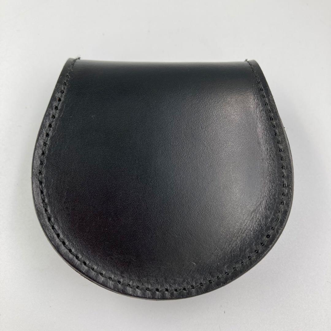 極美品】ポーター ケース 小銭入れ ネイチャー ブラック レザー