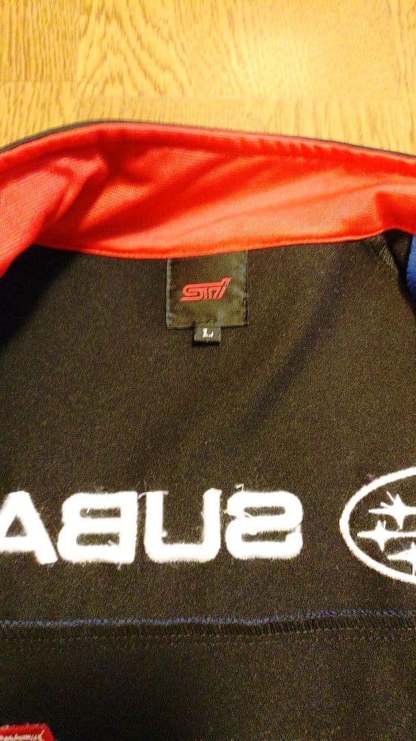 SUBARU STI チームソフトシェルジャケット　Lサイズ