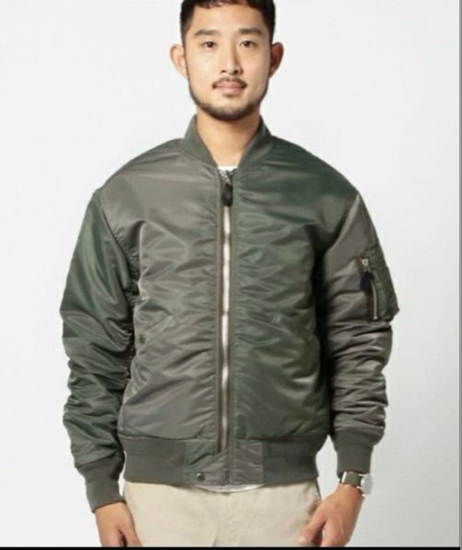 TALONジッパー BEAMS ビームス クレイジーMA-1 ダブルジップ M