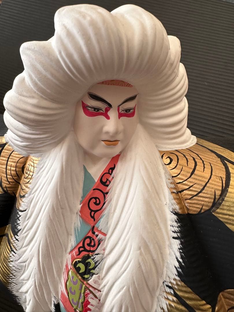博多人形 歌舞伎 鏡獅子 明正作 人形