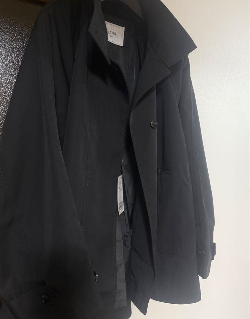 新品 テントラインショートコート スローブ イエナSLOBE IENAブラック