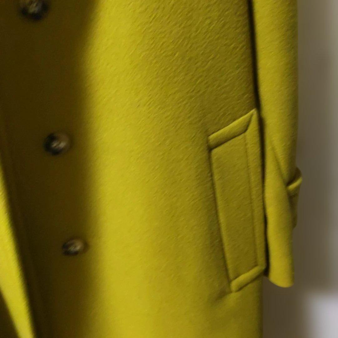 アンスリード ステンカラーコート マスタード