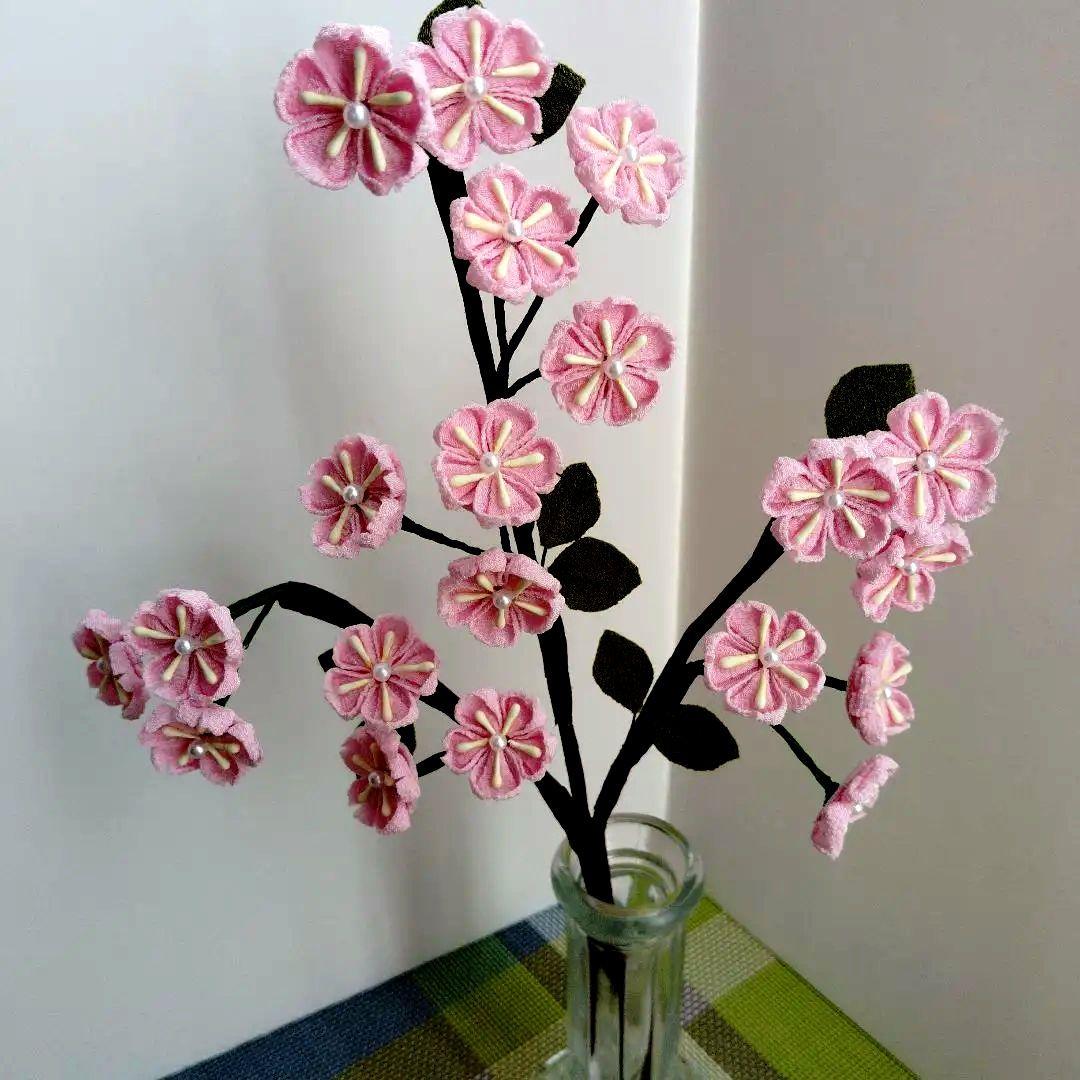 みこ　紫陽花　桜　梅　つまみ細工