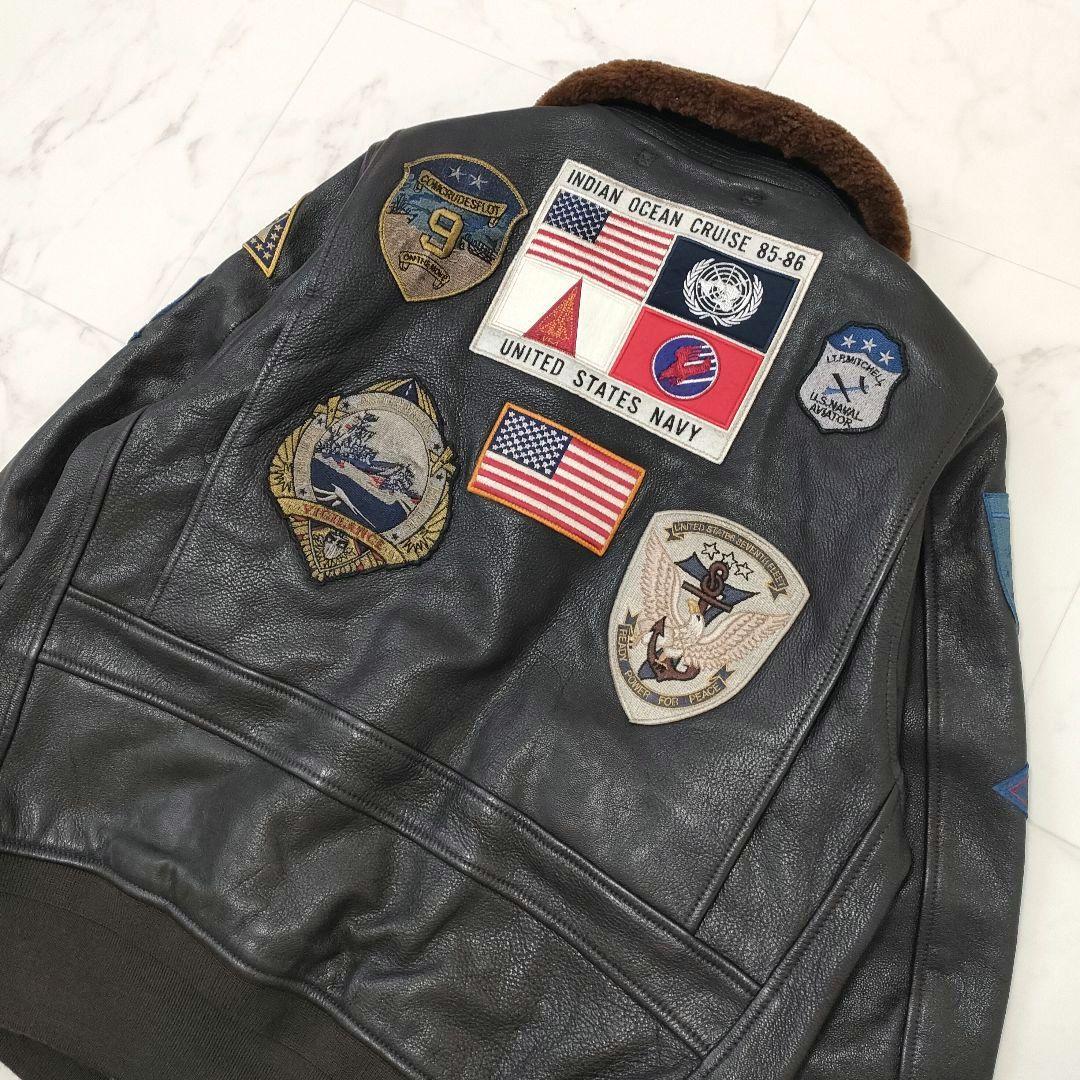 【新品タグ付】AVIREX　トップガン　G-1　山羊革　フライトジャケット　40