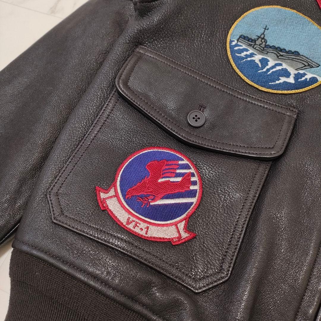 【新品タグ付】AVIREX　トップガン　G-1　山羊革　フライトジャケット　40