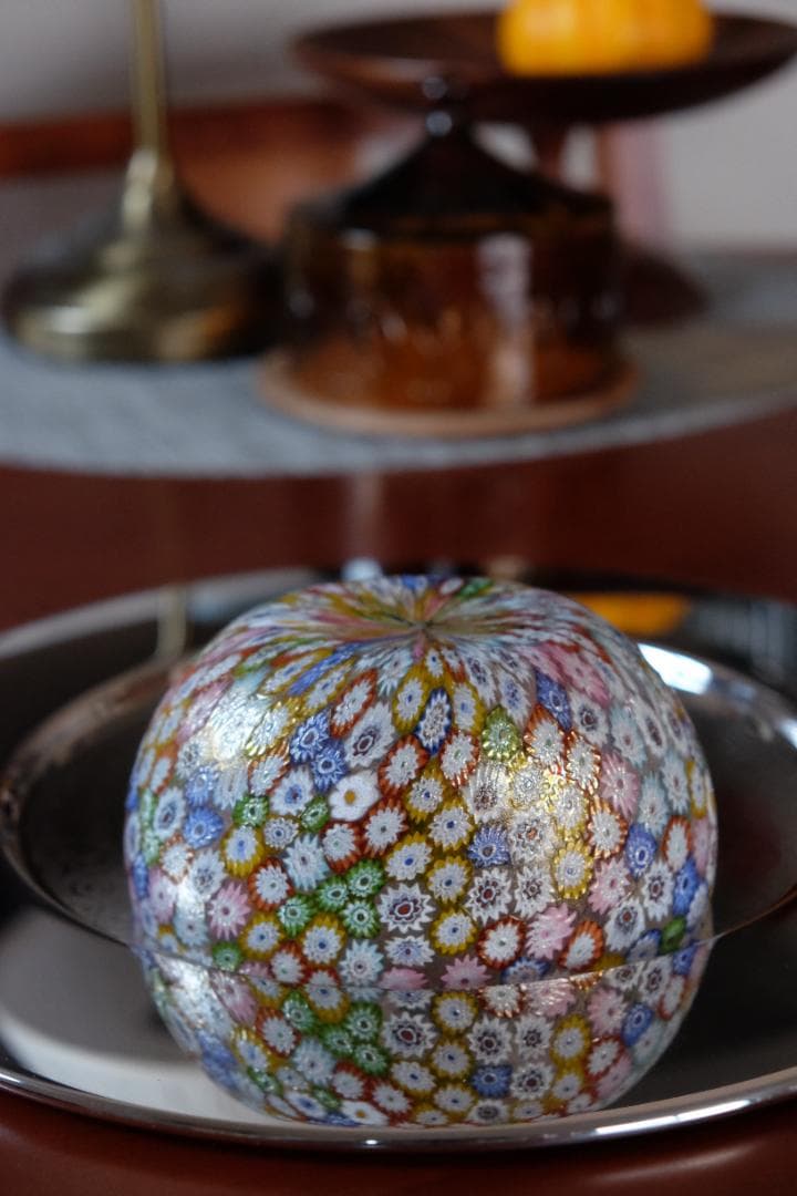 ベネチアンガラス ミルフィオリ 茶碗 舩木倭帆/黒木国昭/藤田喬平/江波冨士子