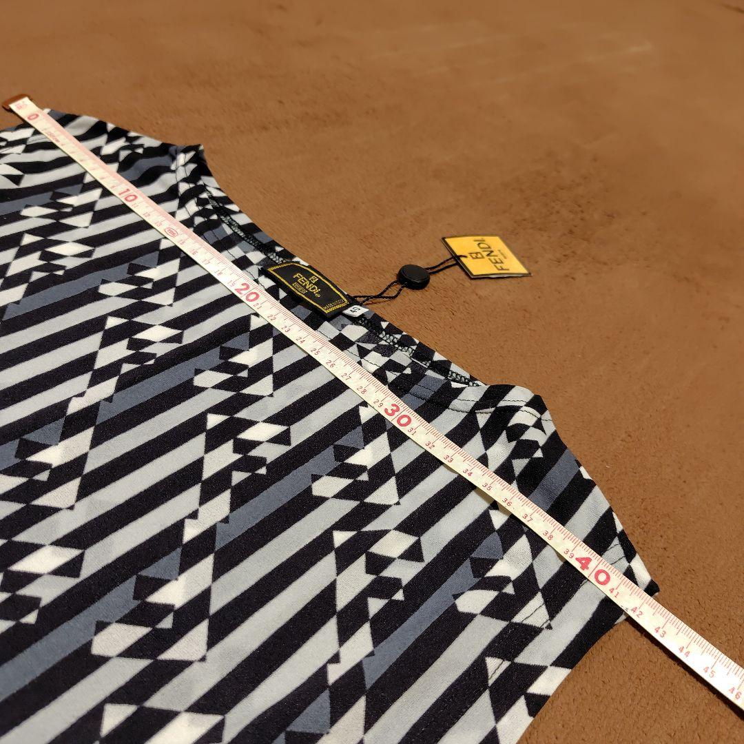 未使用♥ FENDI ズッカ柄 ノースリーブ ワンピース サイズ40 タグ付