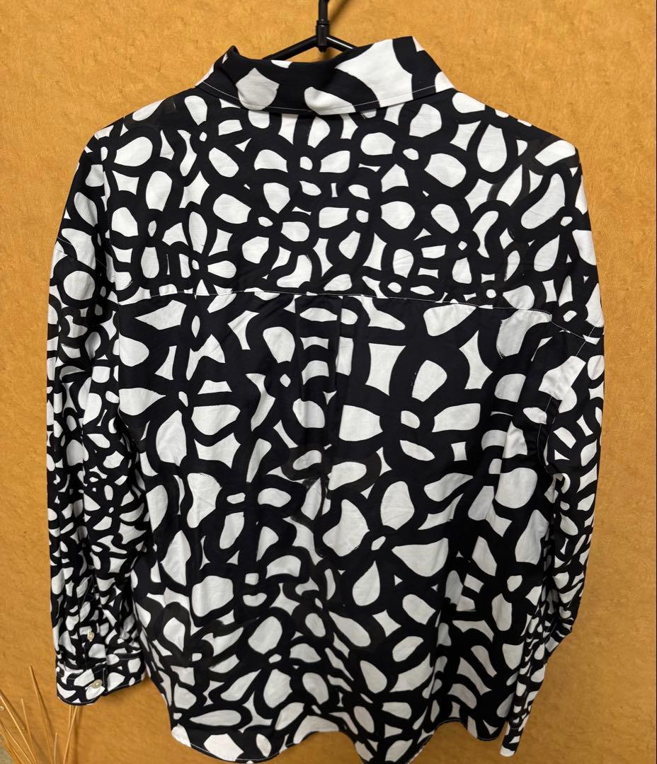 Paul Smith Lサイズ 長袖シャツ 黒白パターンSHIRA