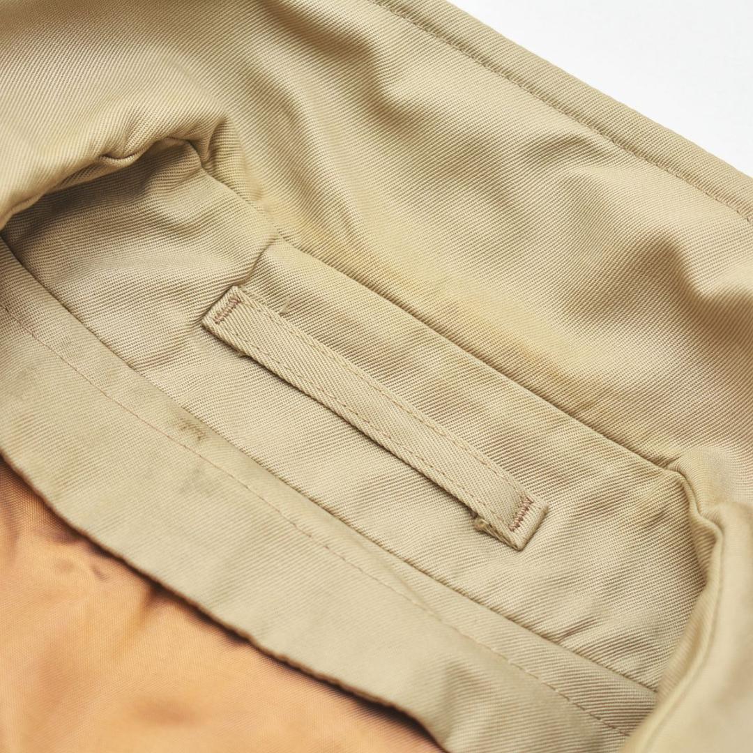 英国製 アクアスキュータム ウールライナー付き ステンカラーコート ベージュ