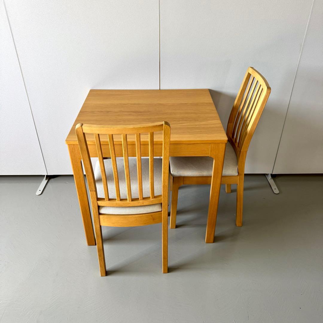 【美品/セット割有り】IKEA 伸長式テーブル EKEDALEN オーク調