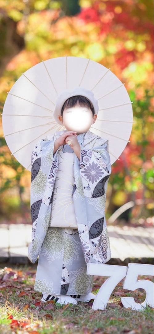 七五三３歳用被布コートセット 男の子