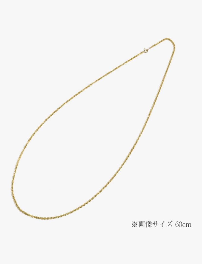 【保証書あり】Speranza 18k ロープネックレス