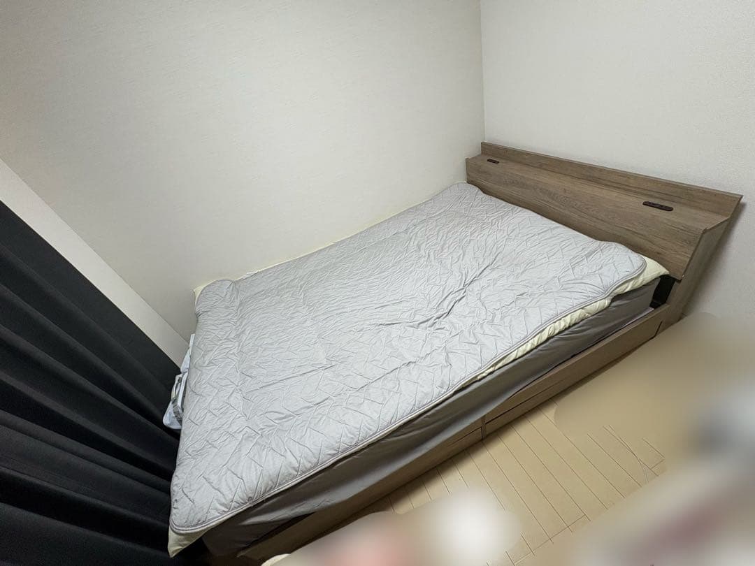 【愛知県岡崎市引取り可能な方】RASIKラシクSerest ダブルベッドフレーム